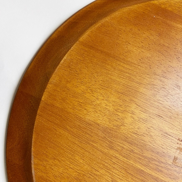 Banana Republic Plate Charger Teak Wood Finish - Picture 8 of 12